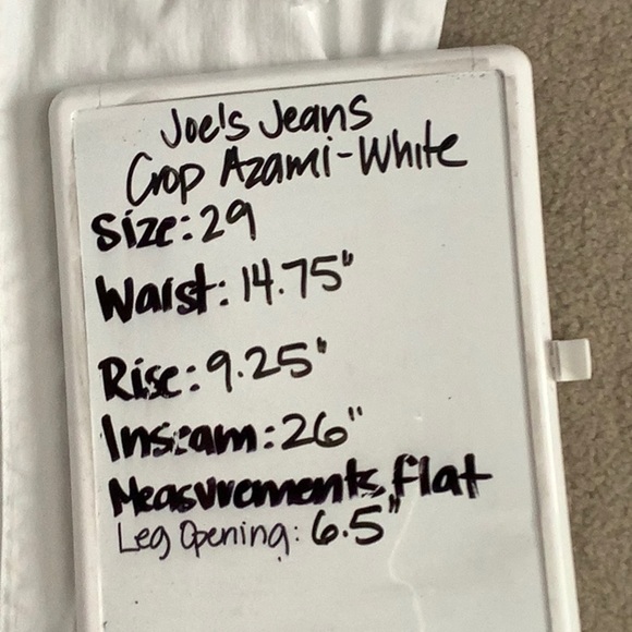 Joe’s Jeans Azami Released Hem Straight Leg White - Picture 9 of 9